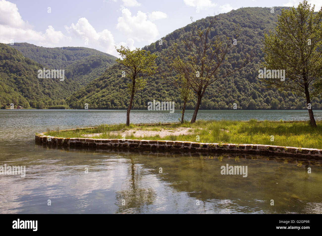 See Plivska Jezera, Bosnien und Herzegowina Stockfoto