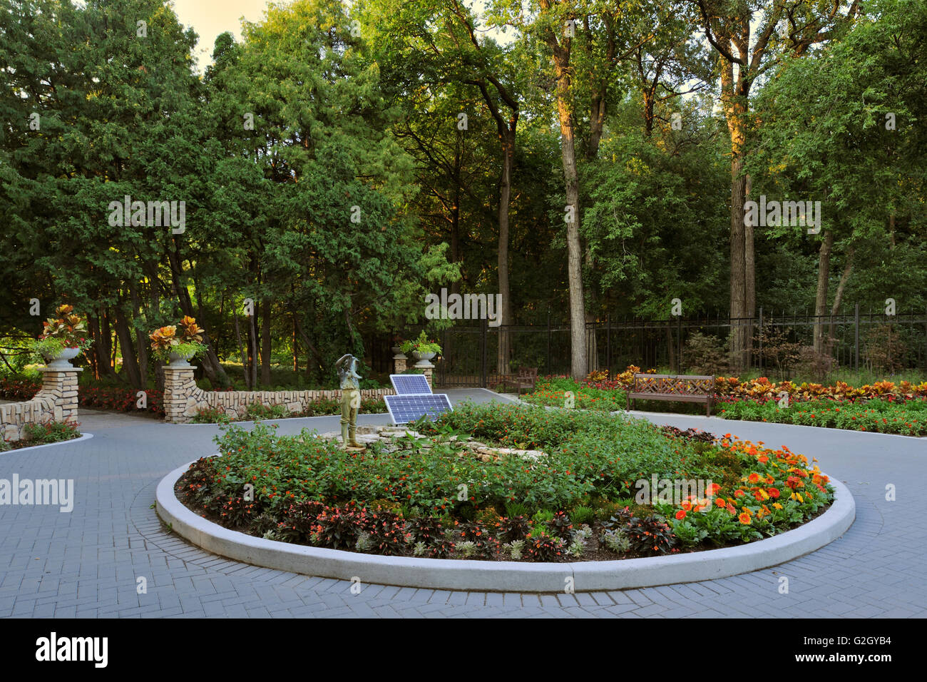 Englische Gärten. Assiniboine Park Winnipeg Manitoba Kanada Stockfoto