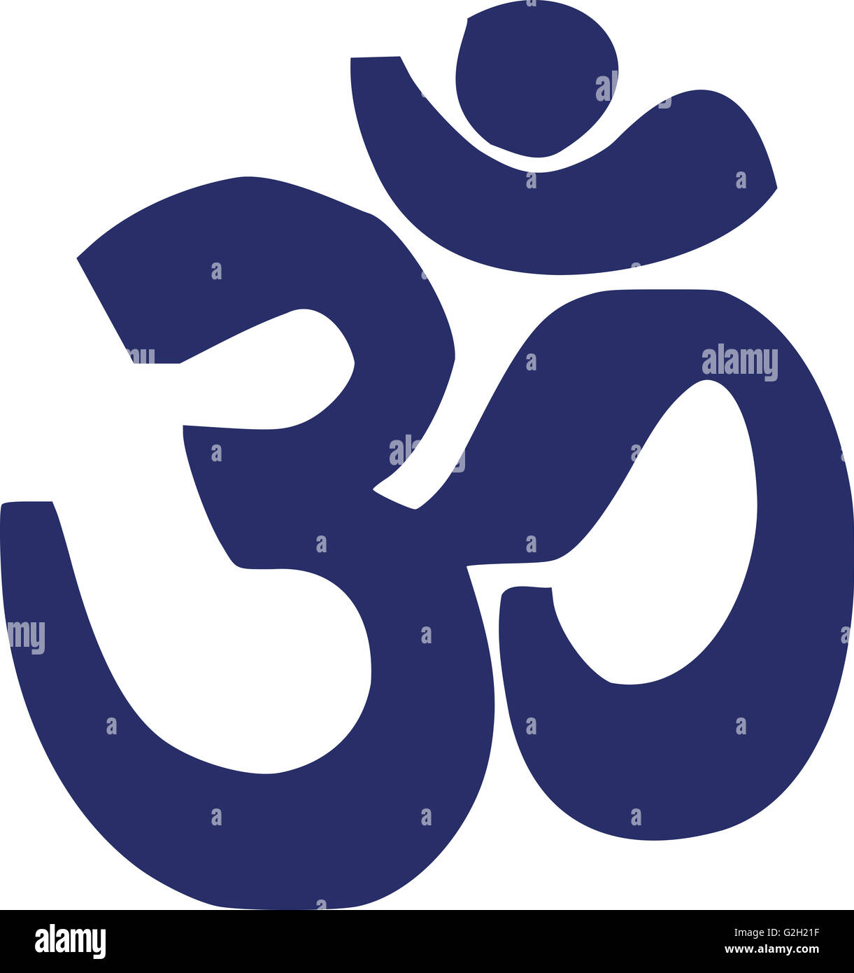 OM Sanskrit symbol Stockfoto
