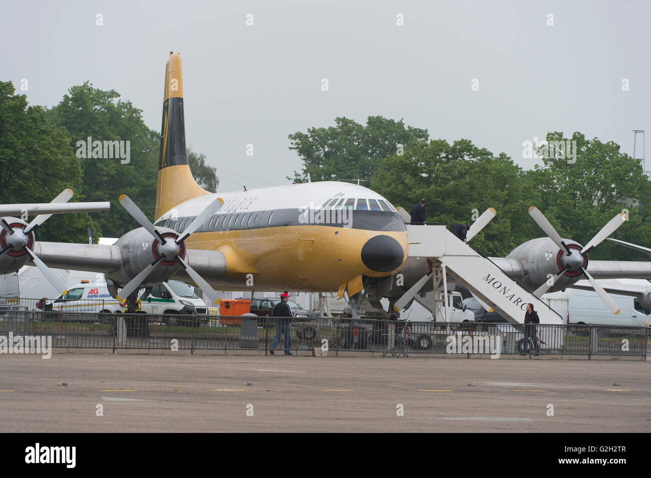 IWM Duxford, Cambridgeshire UK. 29. Mai 2016. Der amerikanische Air Show feiert das neu-transformierten American Air Museum. Stockfoto