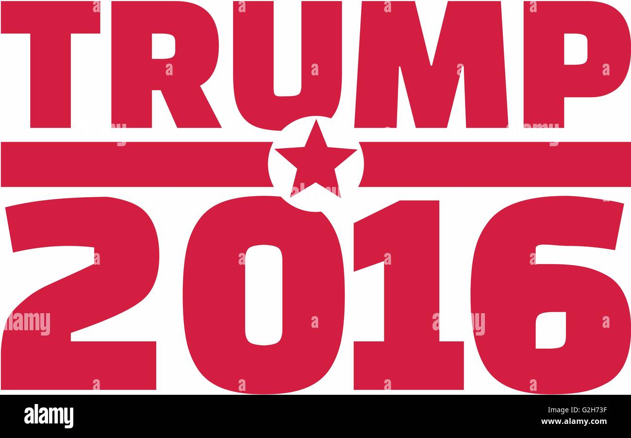 Donald Trump 2016 Wahl Stockfoto