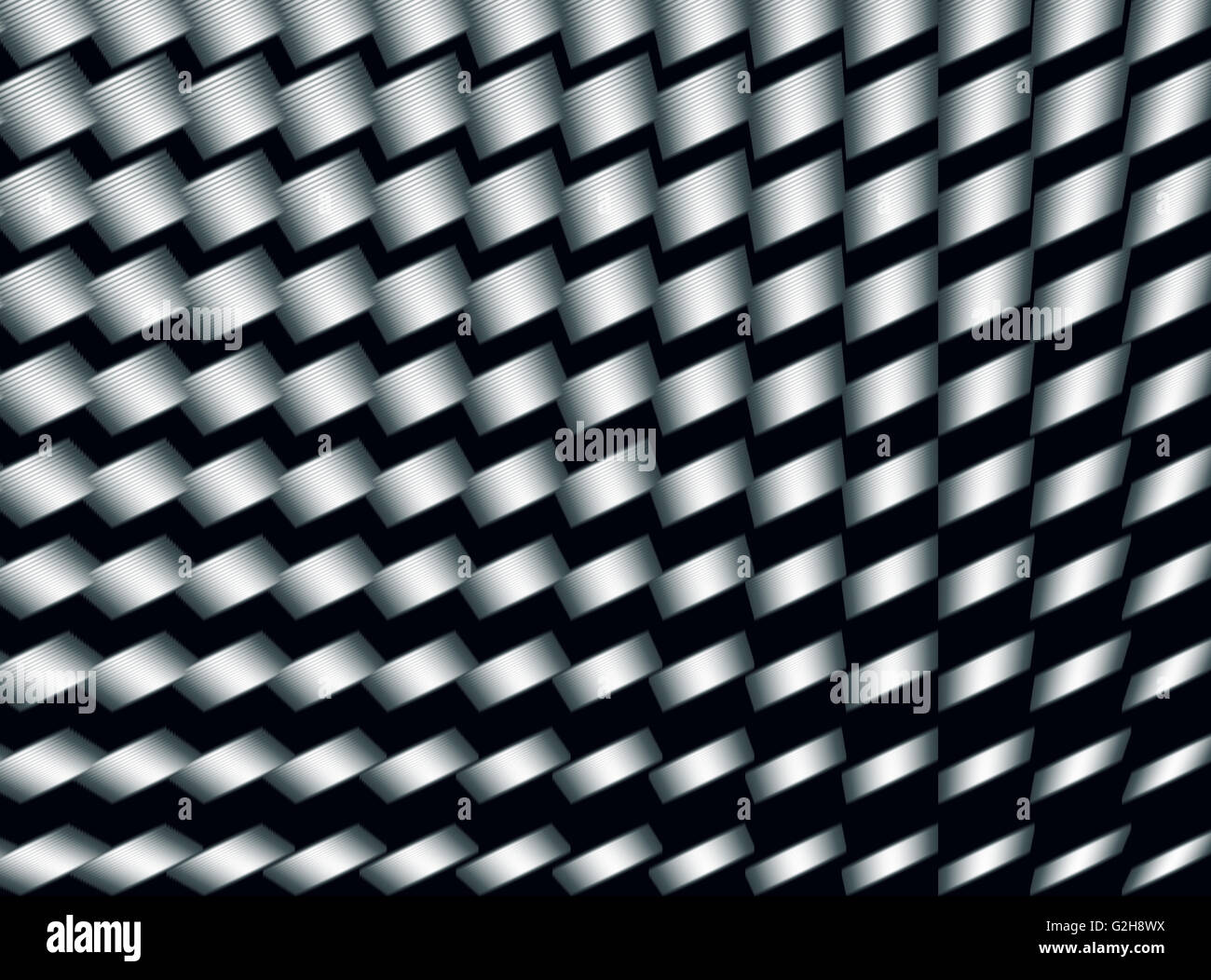 Muster mit diagonalen Streifen abstrakt dekorative moderne grauen Zylinder Stockfoto