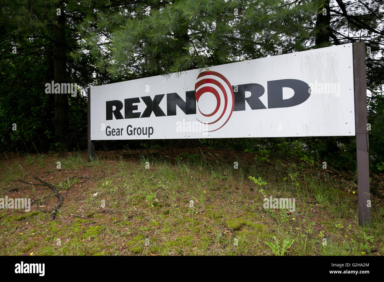 Ein Logo Zeichen außerhalb einer Einrichtung von Rexnord Corporation Stuarts Draft, Virginia am 29. Mai 2016 besetzt. Stockfoto