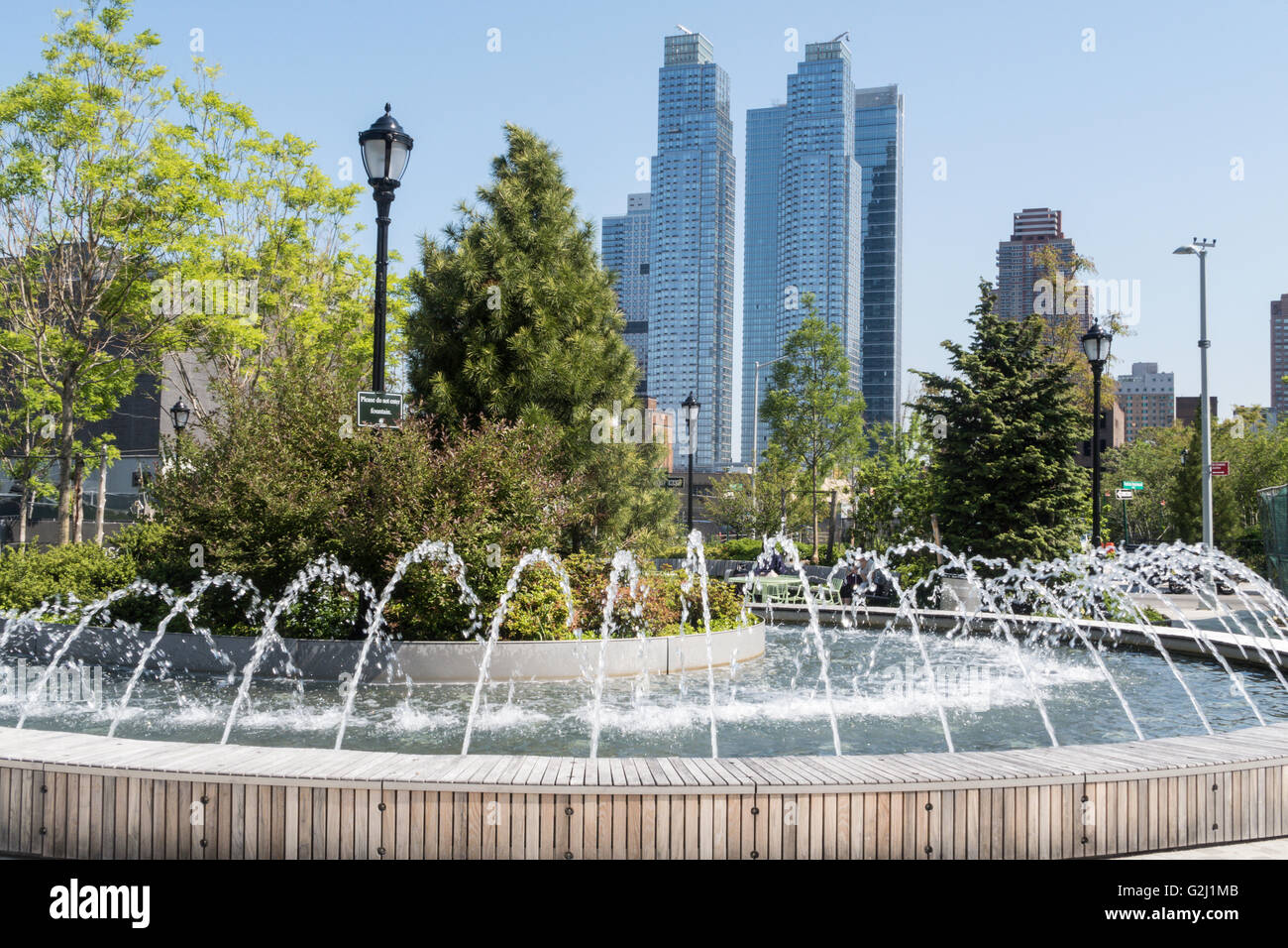 Hudson Park & Boulevard, NYC Stockfoto