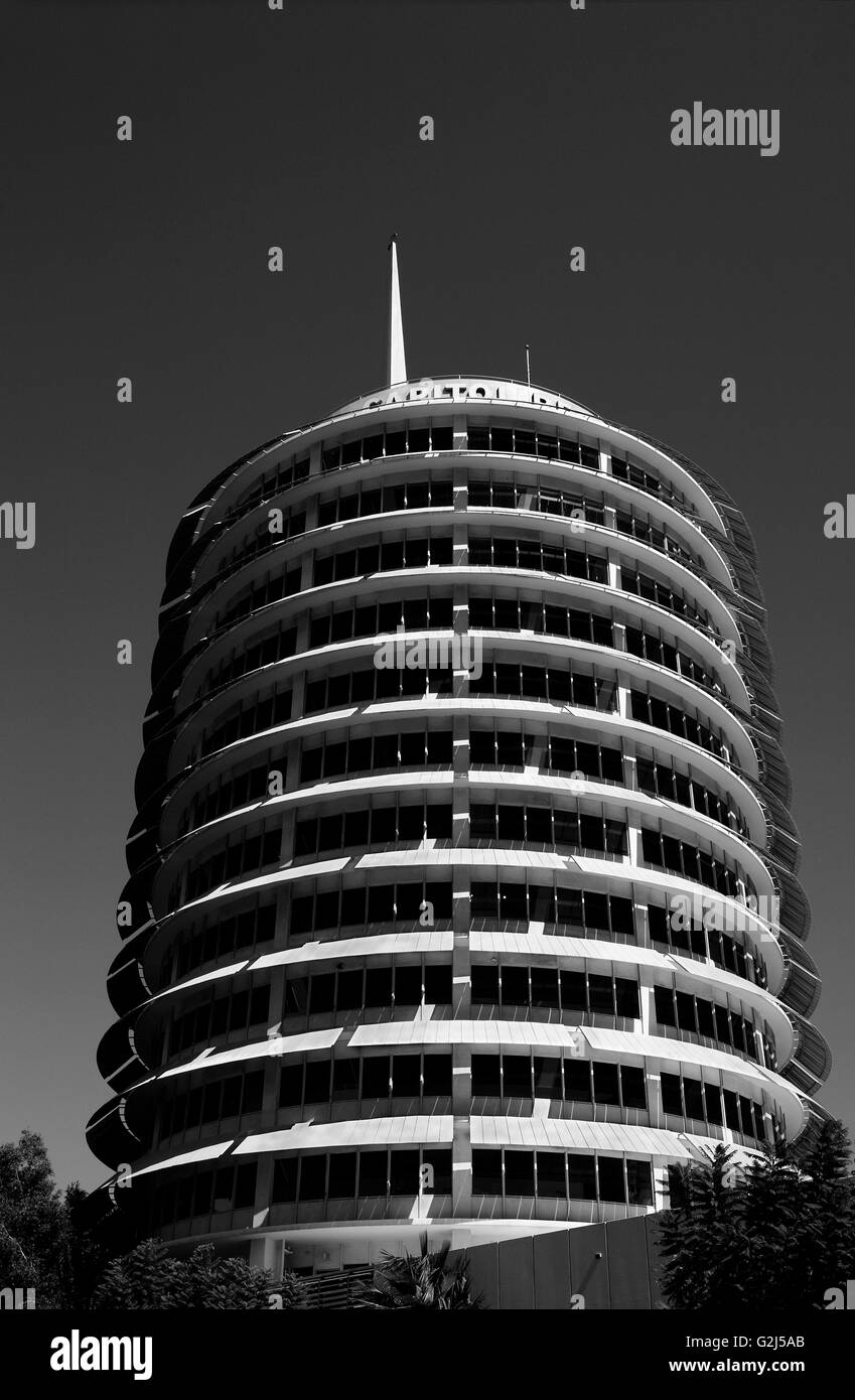 Kapitol-Aufzeichnungen, Hollywood, Kalifornien, USA Stockfoto