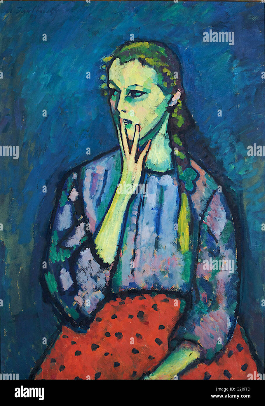 Alexej Jawlensky - Portrait eines Mädchens - Museum Kunstpalast ...
