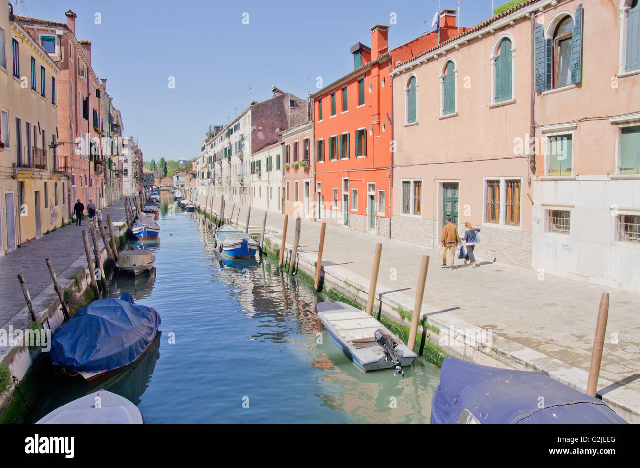 Santa Croce-Venedig Stockfoto
