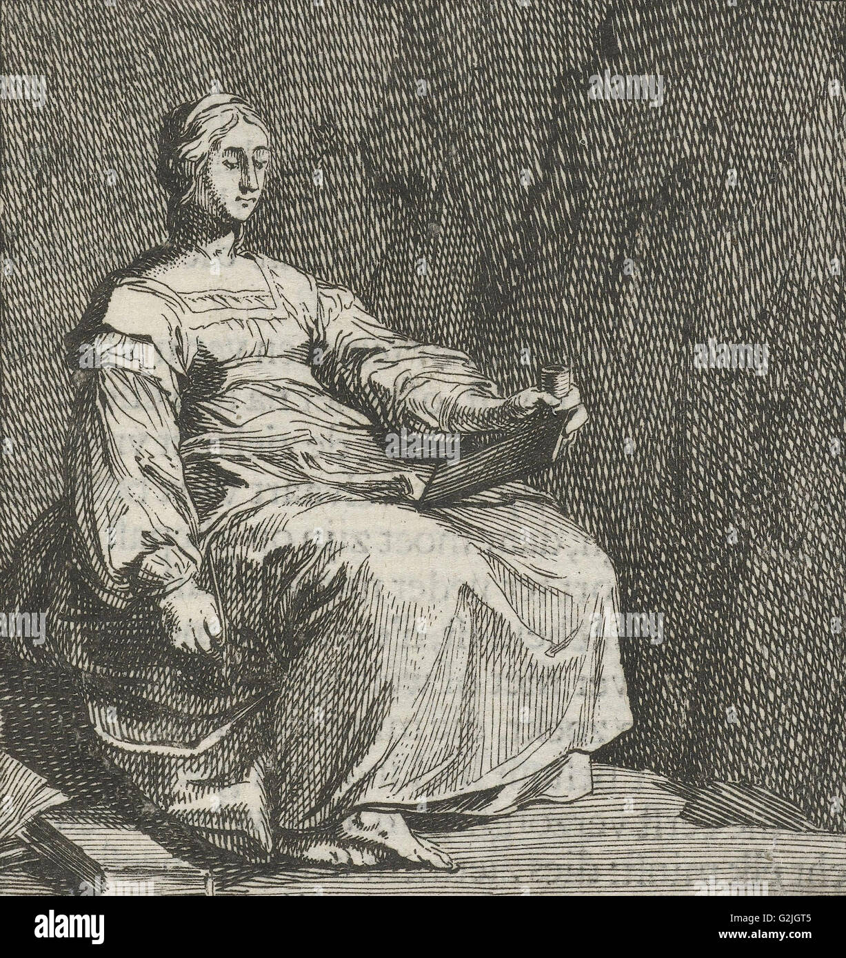 Clio, Pieter Nolpe, Hendrick Goltzius, Johannes Colom, 1650 Stockfoto