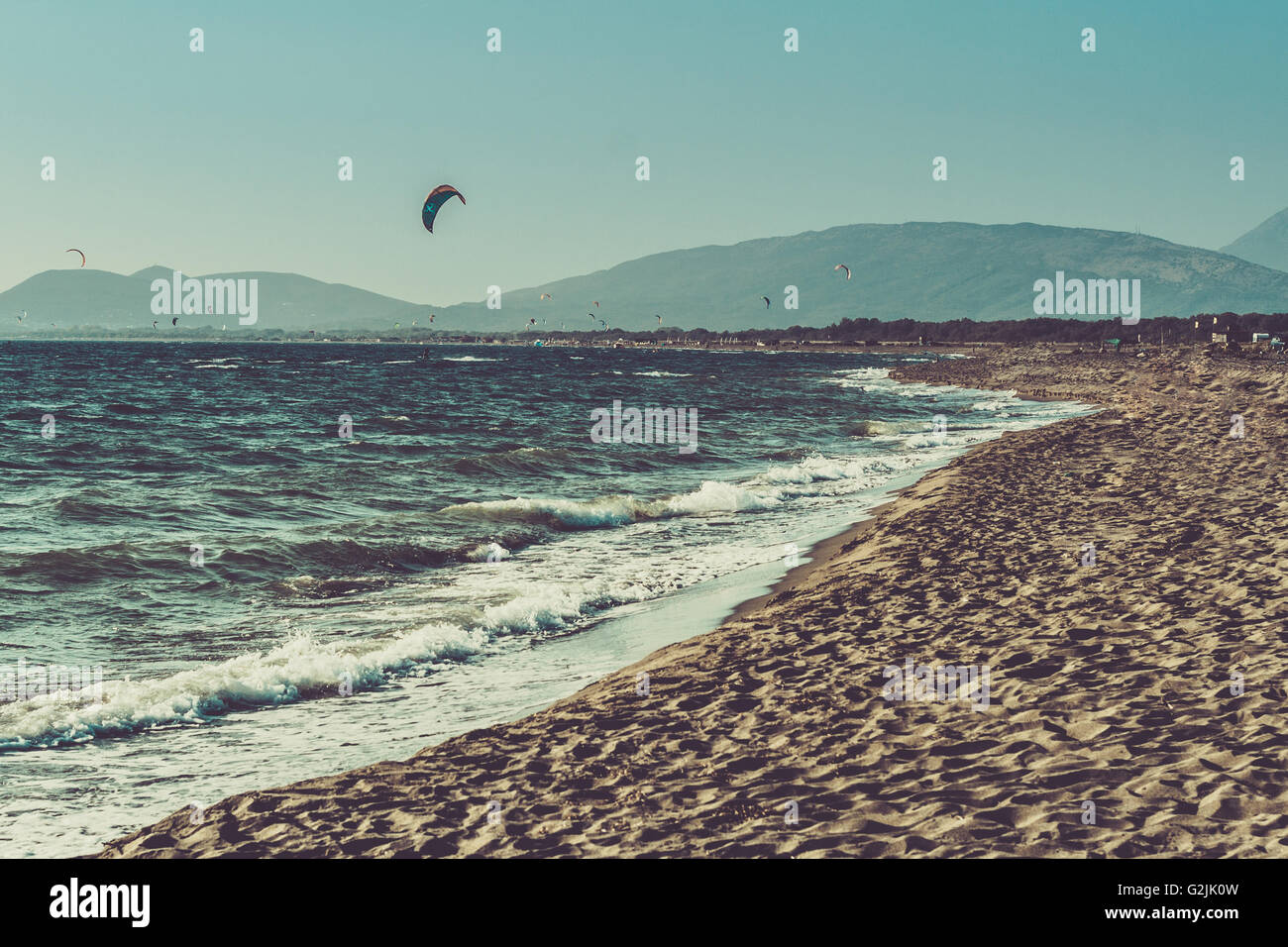 Meer und Strand, Sommer Stockfoto