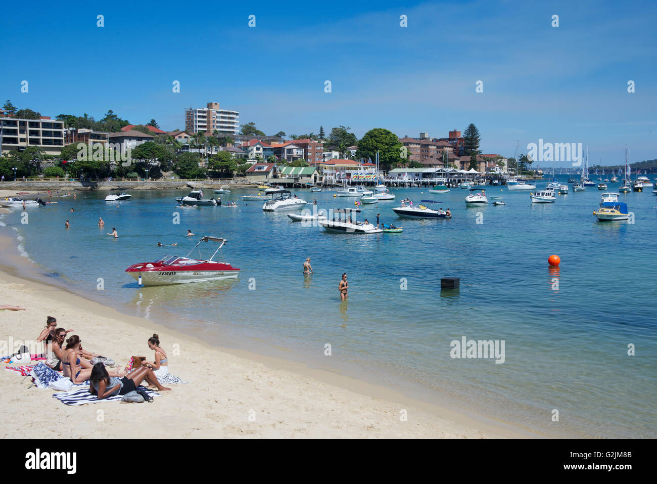 Harbourside Strand Manly Sydney NSW Australia Stockfoto