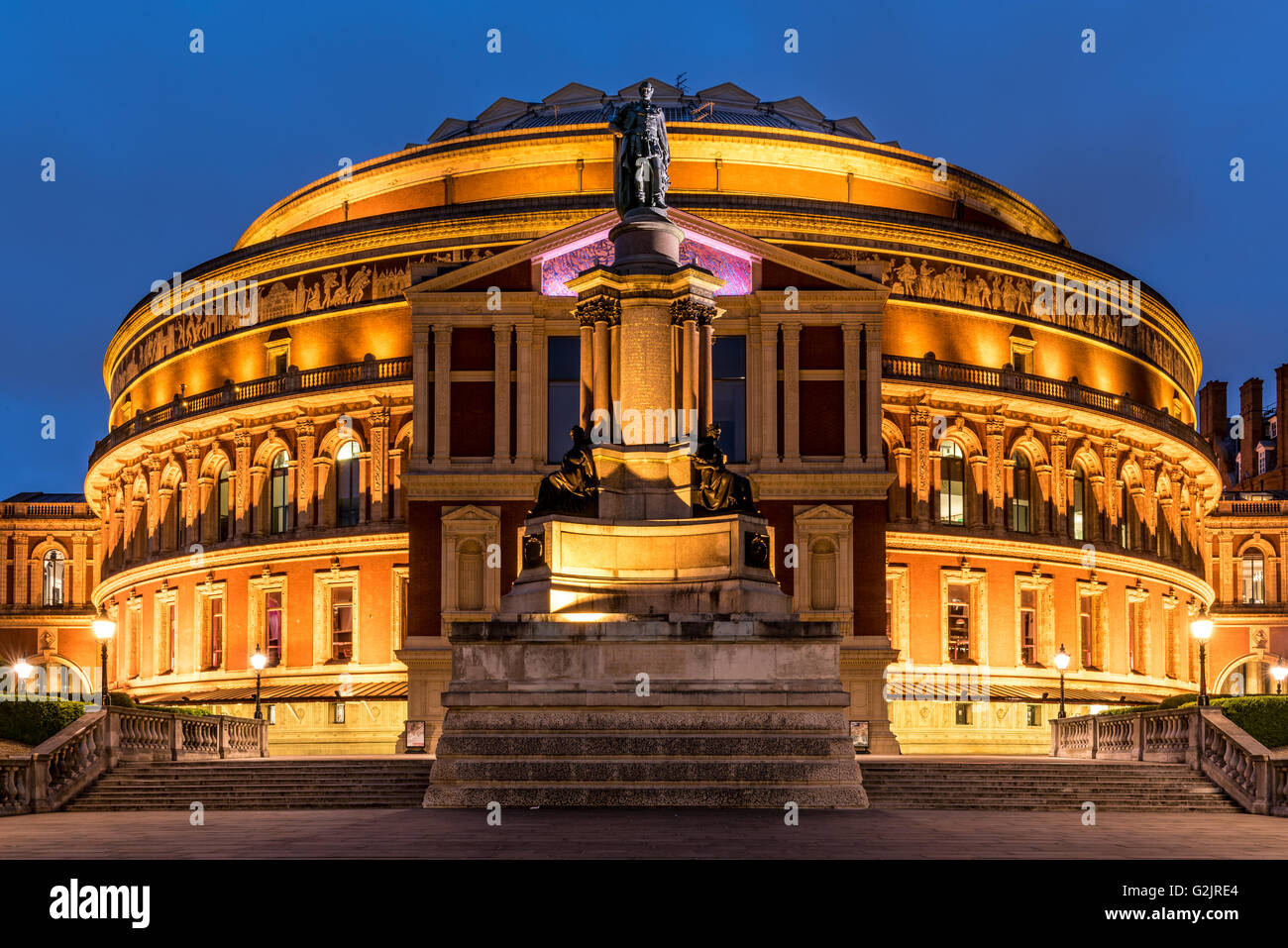 Royal Albert Hall in Kensington, London, Vereinigtes Königreich Stockfoto