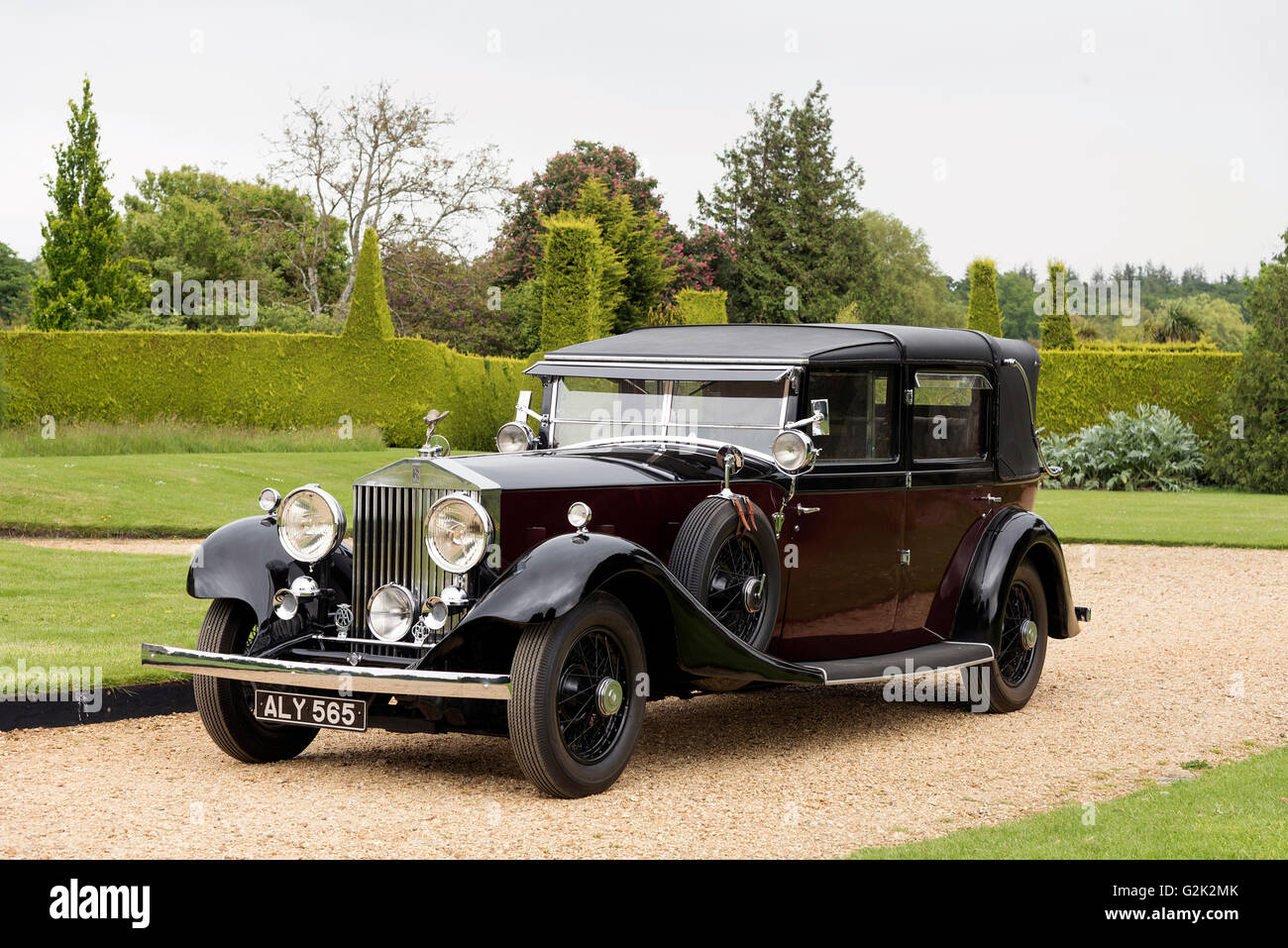 1933 Rolls-Royce Phantom II Sedanca de Ville Stockfoto