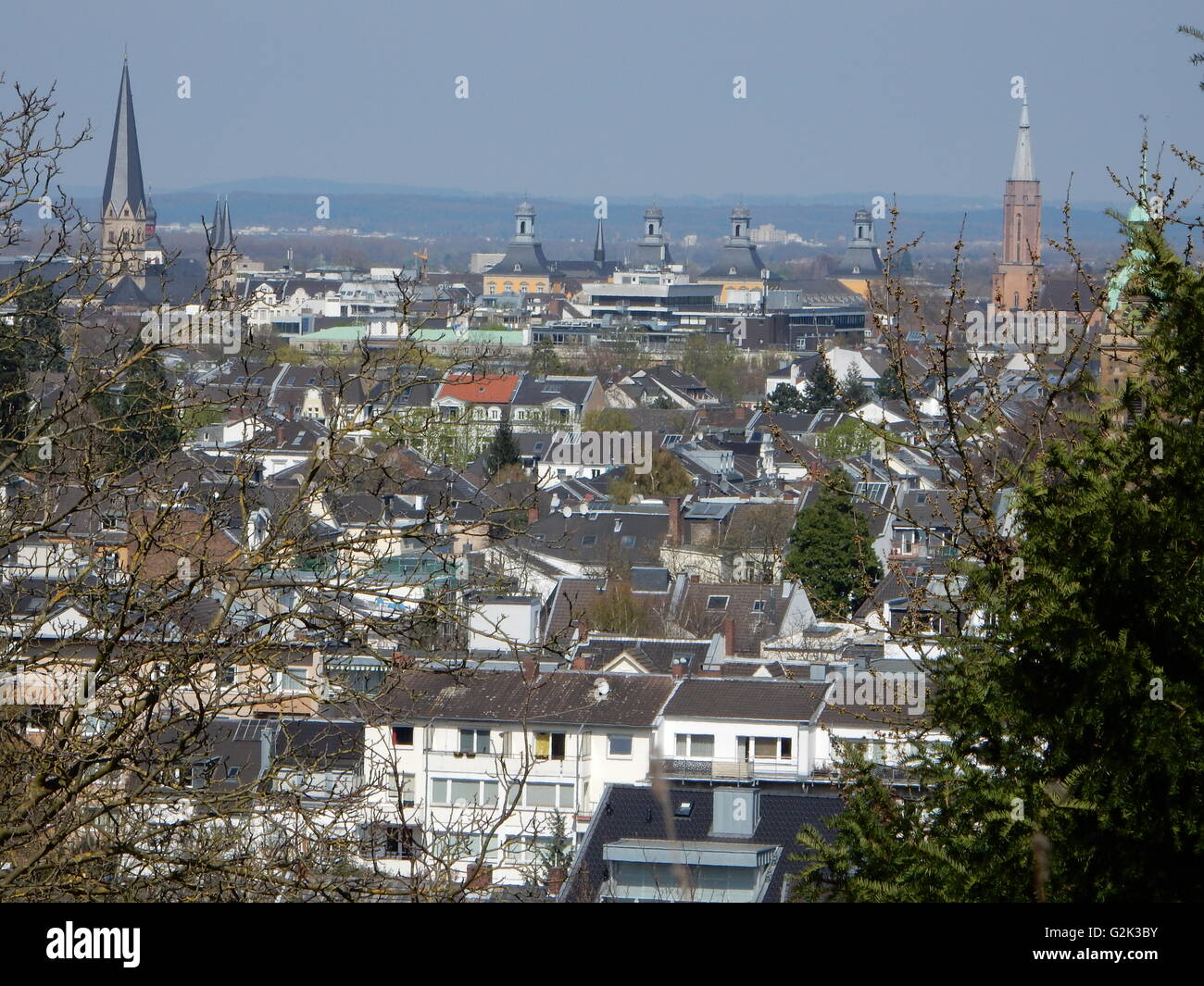 Skyline von Bonn, Deutschland Stockfoto