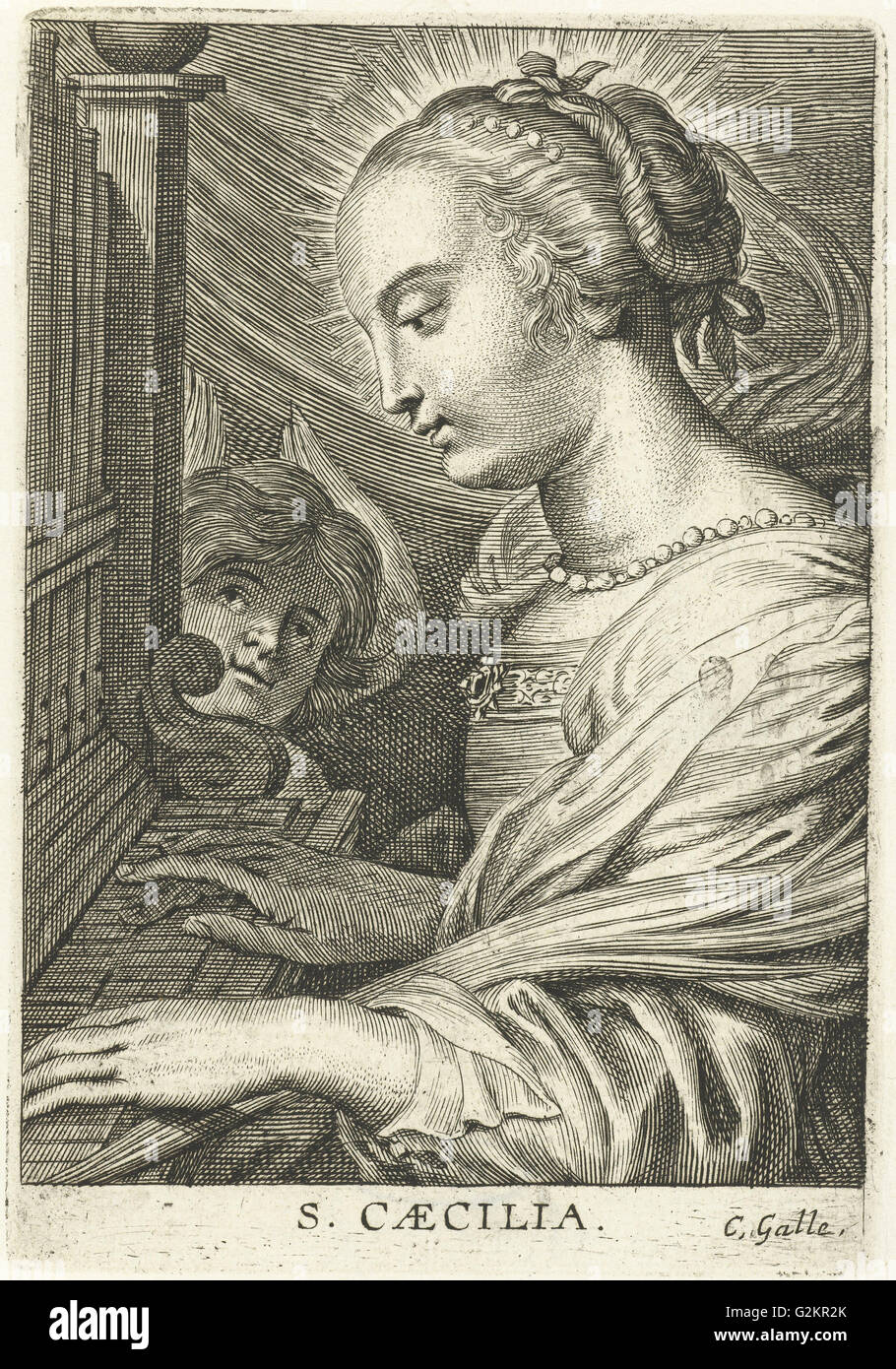 Jungfrau märtyrerin cecilia Fotos und Bildmaterial in hoher Auflösung