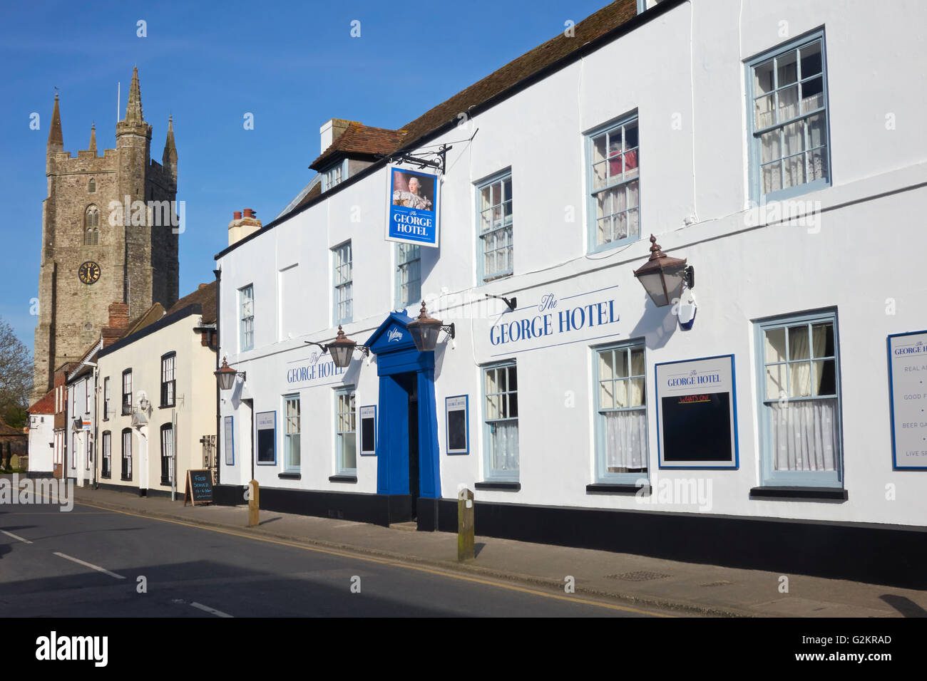 Das George Hotel, Lydd, Kent, England, Vereinigtes Königreich, England, GB Stockfoto