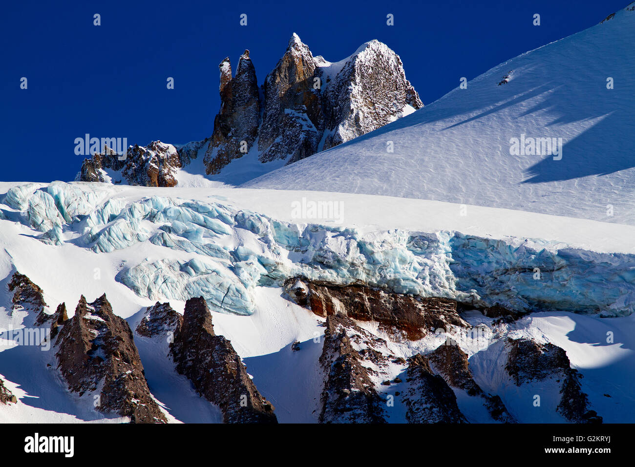 Meager Berg- und Gletscherwelt in der Nähe von Pemberton, British Columbia, Kanada Stockfoto
