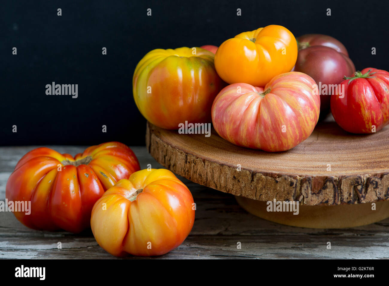 Heirloom Tomatoes Stockfoto