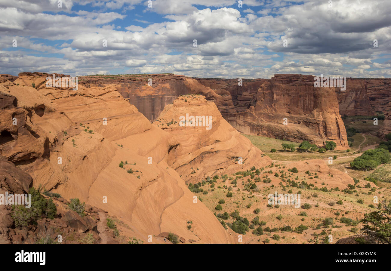 Südlichen Rand des Canyon de Chelly National Monument in Arizona, Amerika Stockfoto