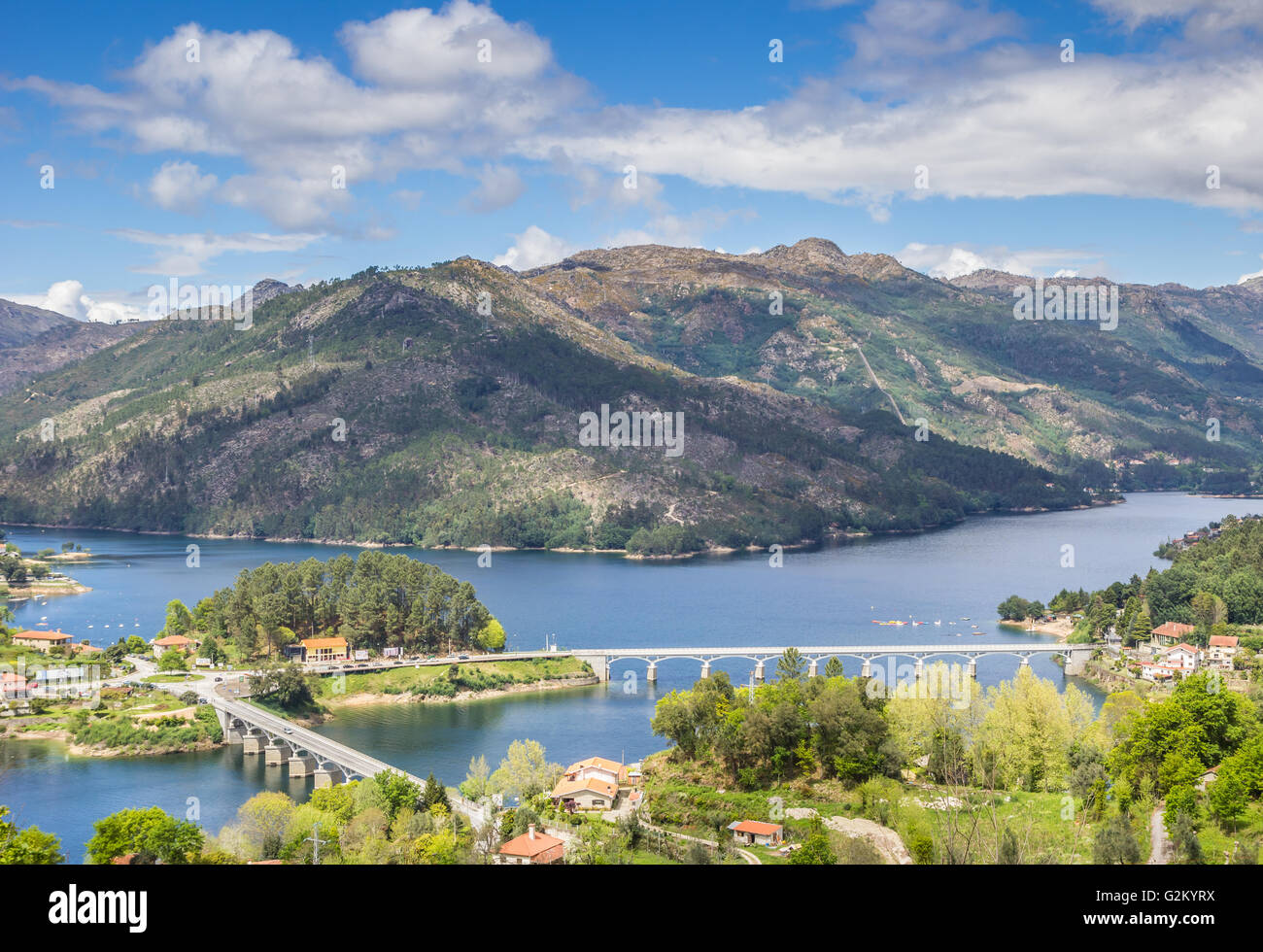 Brücken im Nationalpark Peneda Geres in Portugal Stockfoto