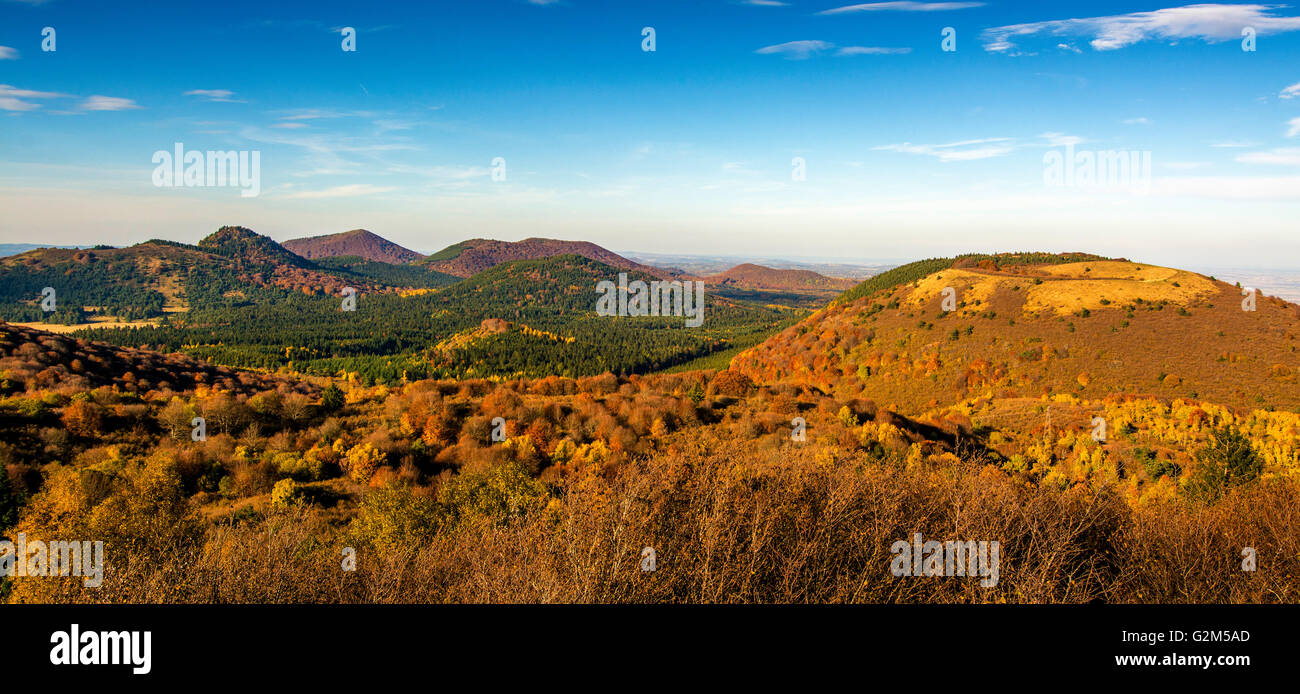 Regionaler Naturpark Volcans d'Auvergne, UNESCO-Weltkulturerbe, Puy de Dome, Auvergne, Frankreich Stockfoto