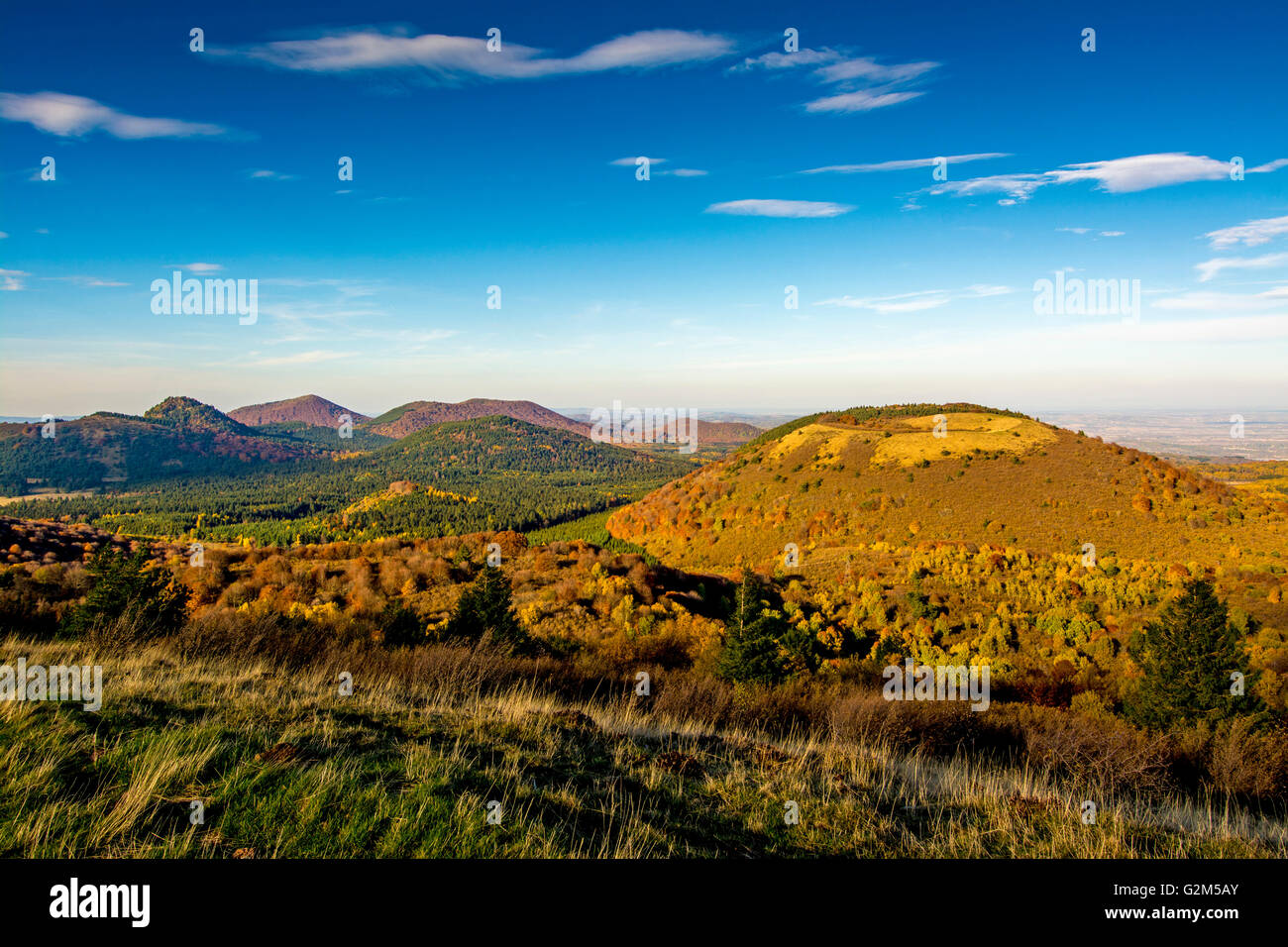 Regionaler Naturpark Volcans d'Auvergne, UNESCO-Weltkulturerbe, Puy de Dome, Auvergne, Frankreich Stockfoto