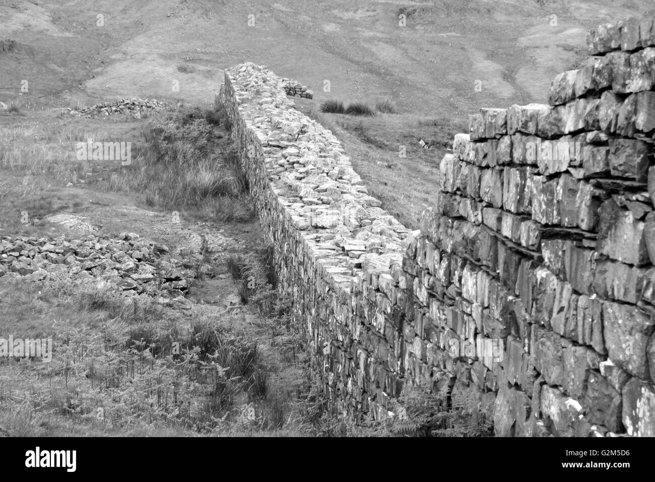 Hardknott Roman Fort Stockfoto