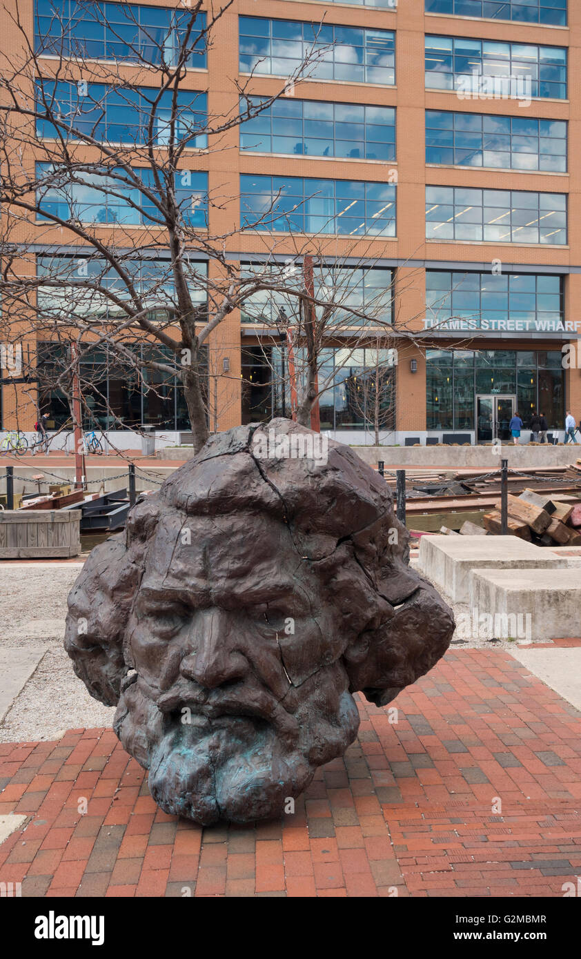 Frederick Douglass Isaac Myers maritime park Baltimore Maryland Stockfoto