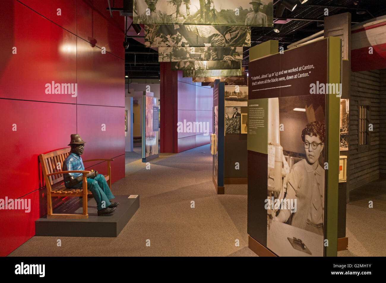 Reginald F Lewis Museum of Maryland African American History und Kultur Stockfoto