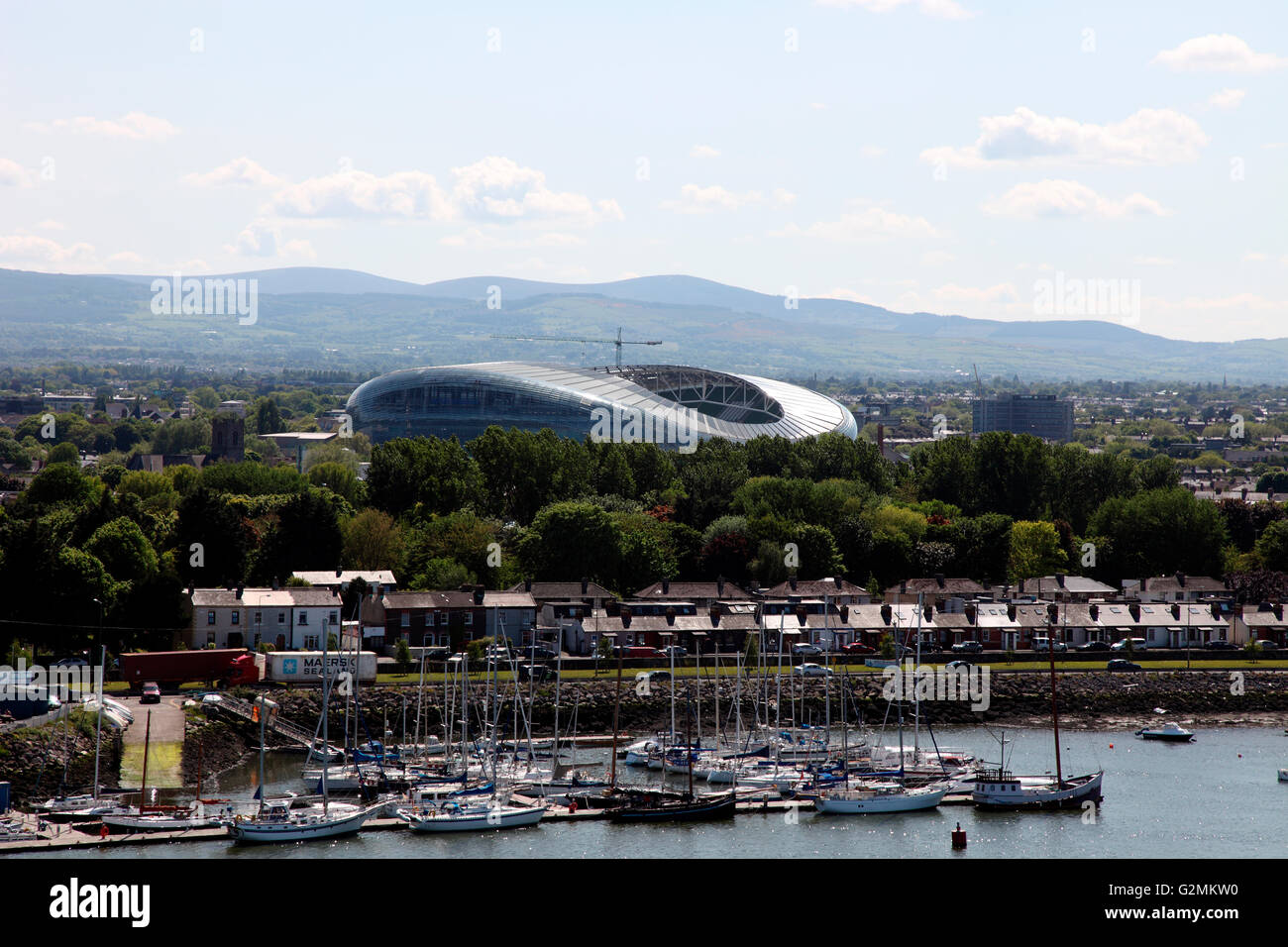 Aviva Stadium Dublin Stockfoto