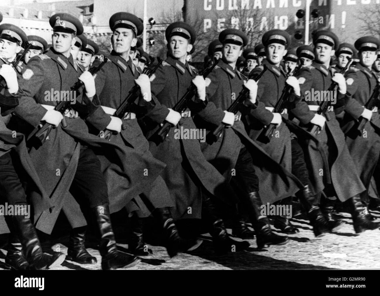 50. große Oktober, Garnison Parade, Moskau 1967 Stockfoto