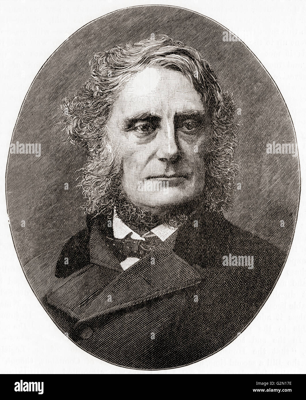 Edward Cardwell, 1. Viscount Cardwell, 1813 – 1886.  Prominenter britischer Politiker in den Peelite und liberalen Parteien. Stockfoto