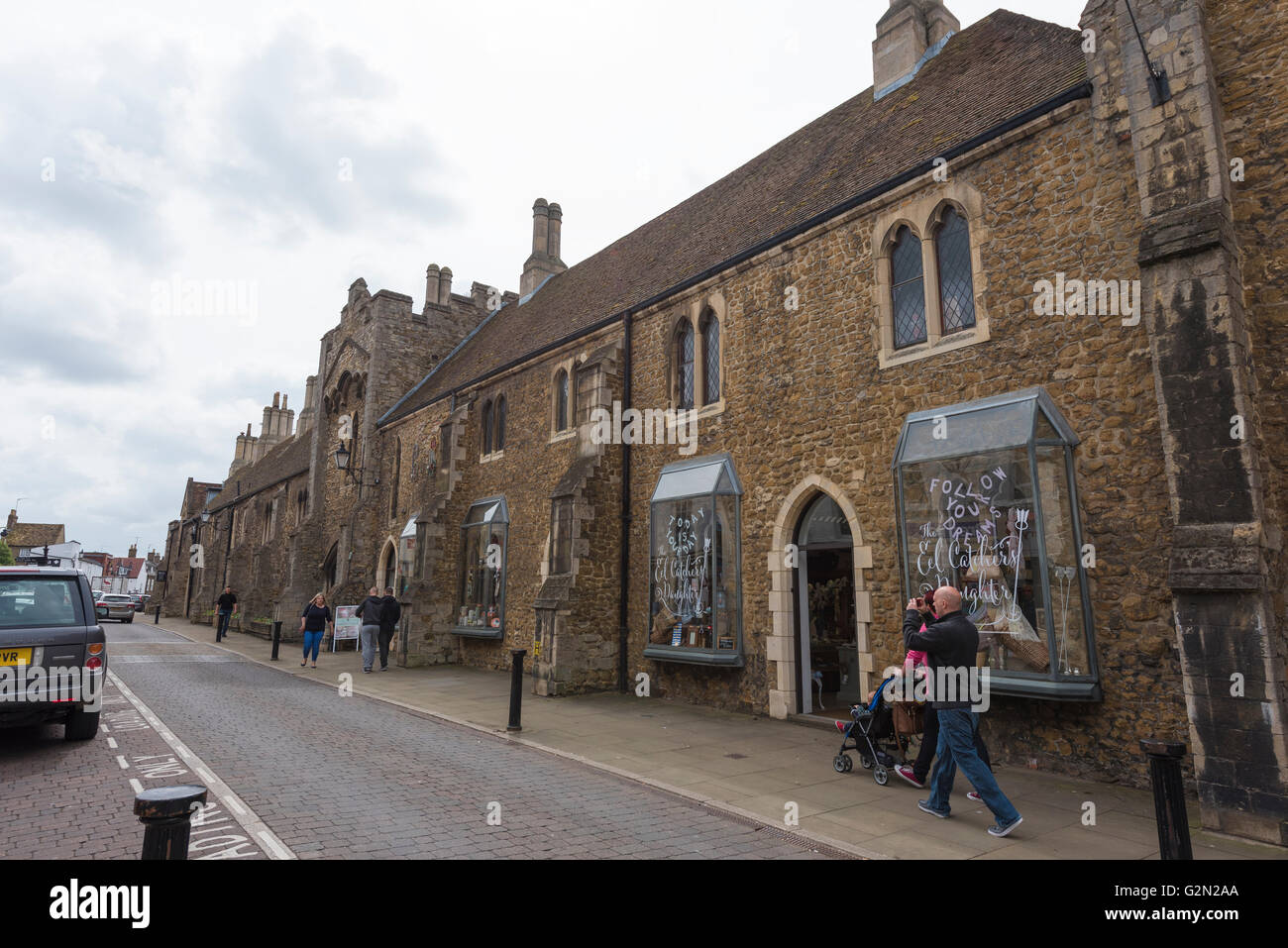 Altbauten High Street Ely Cambridgeshire England UK Stockfoto