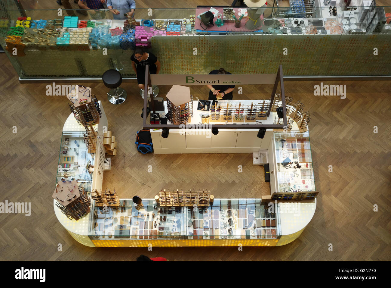 Stadsfeestzaal berühmte Antwerpen-Shopping-Mall, Meir Antwerpen-Belgien Stockfoto