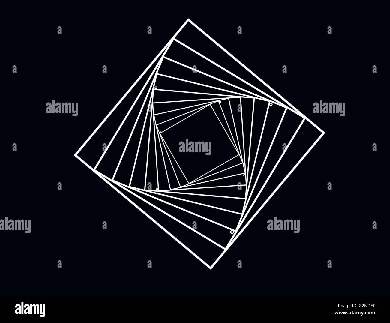 Abstrakte Geometrie dekorative Muster Heilige mathematisches symbol Stockfoto