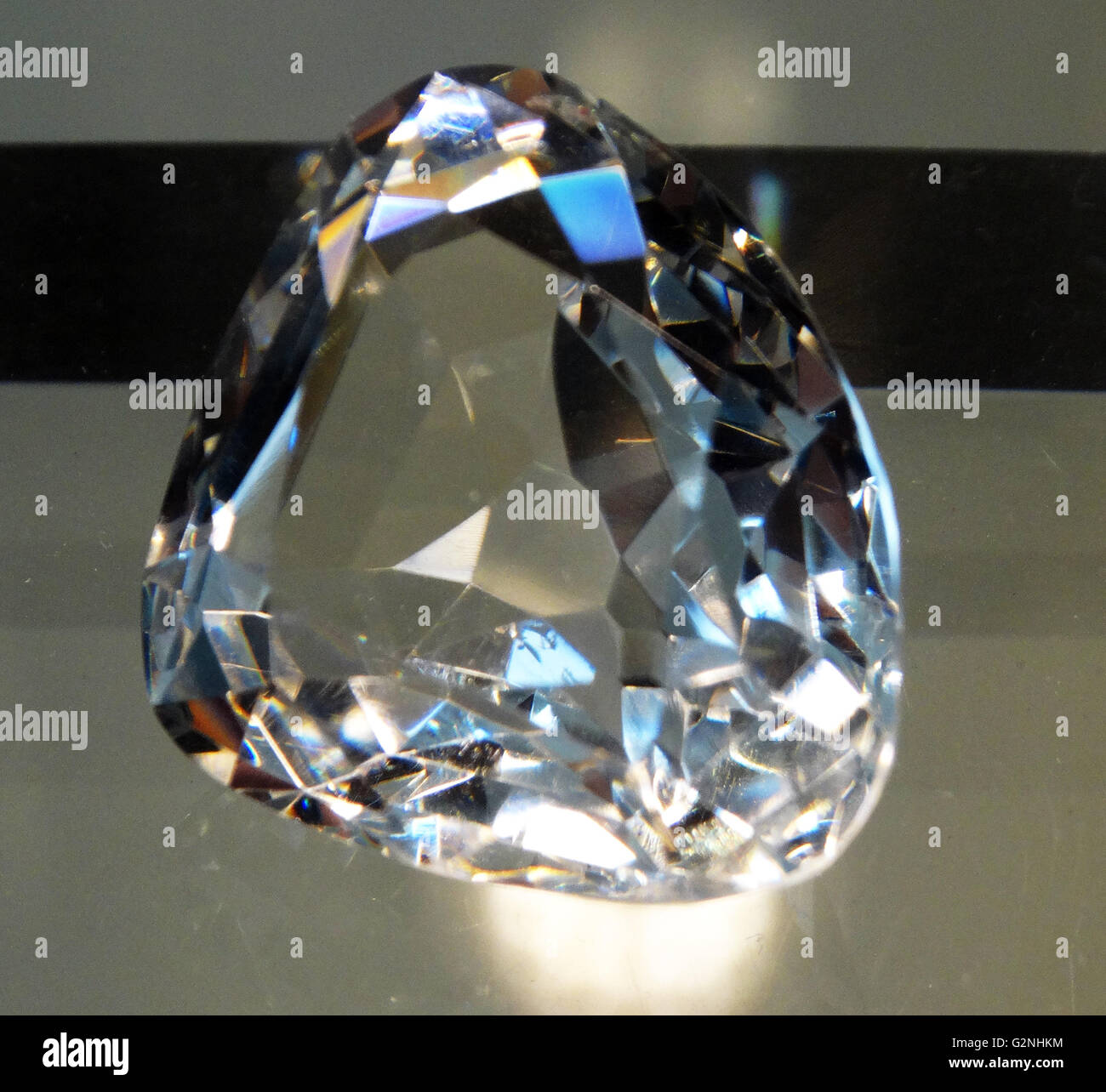 Star aus Südafrika. Die Cullinan Diamanten, bekannt als der Stern von Südafrika. In der Premier Mine Nr. 2, in der Nähe von Pretoria, Südafrika. Vom 2014 Stockfoto