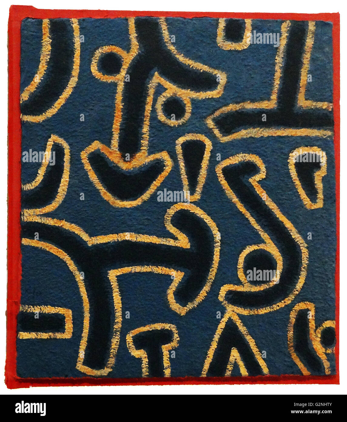 Paul Klee (1879-1940), geboren in der Schweiz und gilt als ein Schweizer, Deutscher zu sein. Sein sehr individueller Stil wurde von Bewegungen in Kunst, Expressionismus, Kubismus und Surrealismus enthalten beeinflusst. Stockfoto