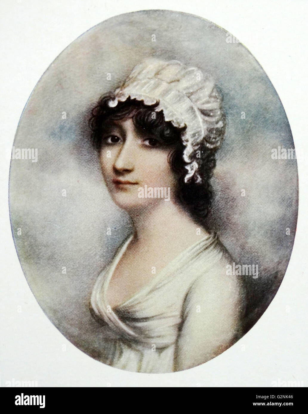 Margaret, Tochter von John Ellis Esq., Hurlingham, Middlesex und Jamaika von Andrew Plimer (1763-1837), ein britischer Künstler, in Shropshire geboren. Stockfoto