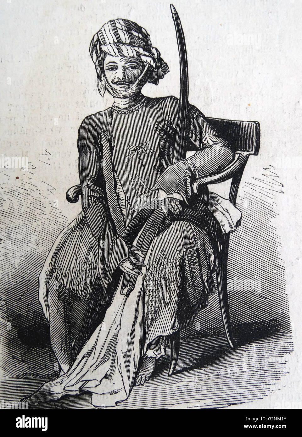 Indischen Prinzen Appa-Bholia, 1860 Stockfoto