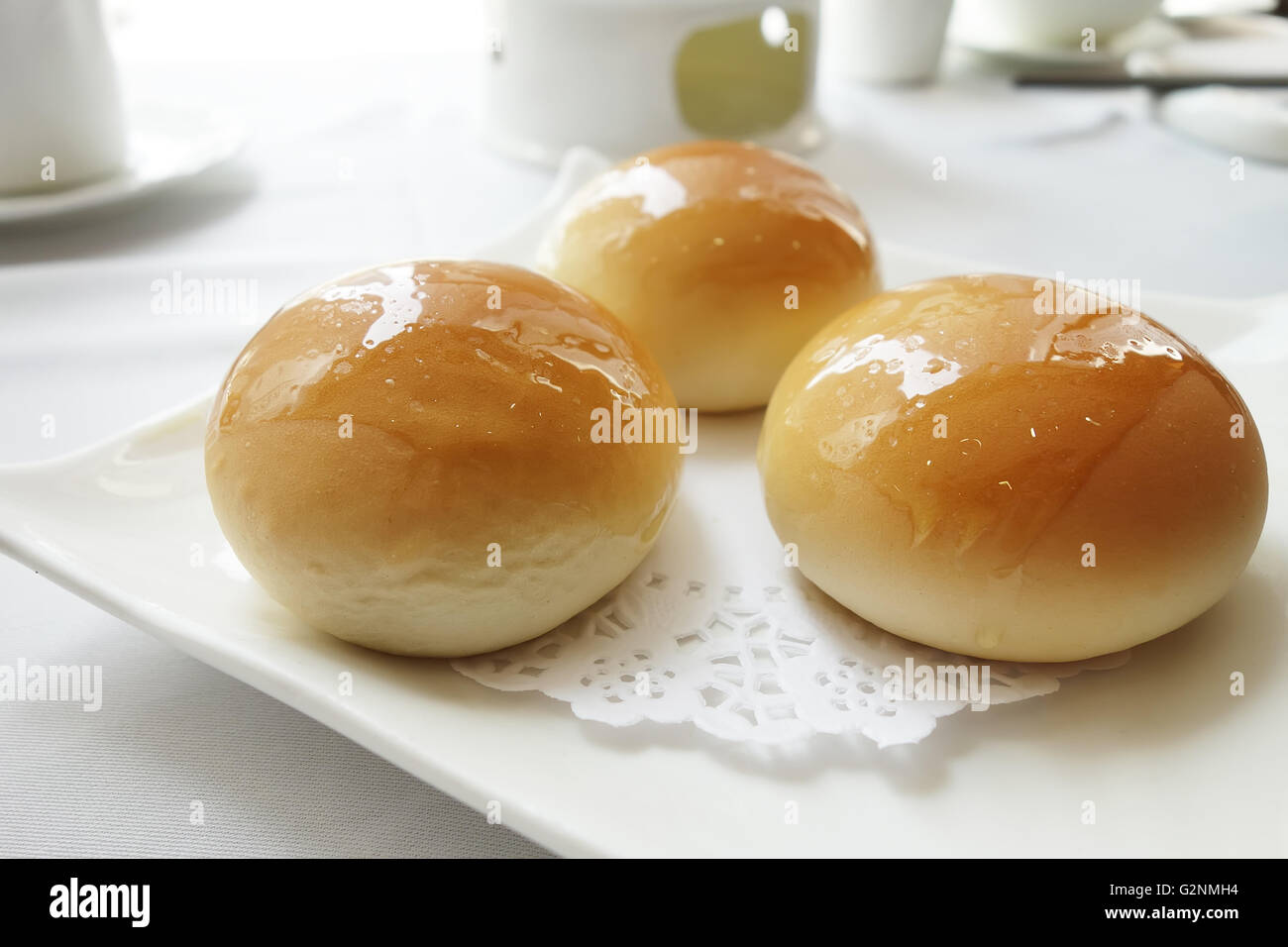 Chinesischer Dessert, Honig Brot Stockfoto