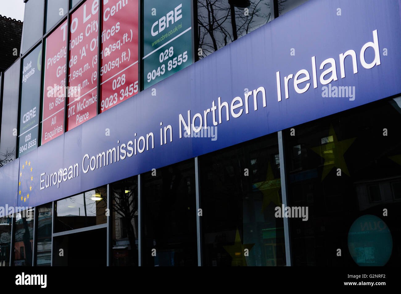 Europäische Kommission in Nordirland Stockfoto