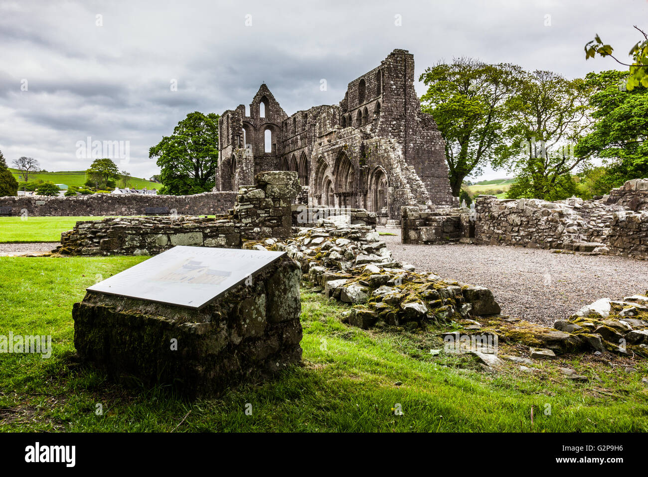 Dundrennan Abbey, Dundrennan, Dumfries & Galloway, Schottland Stockfoto