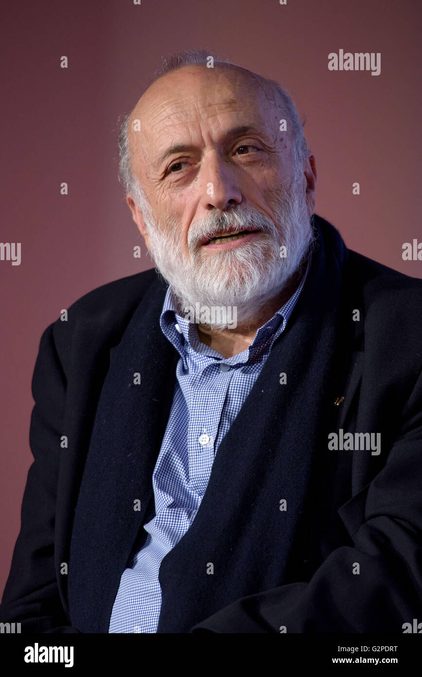 Carlo Petrini, Präsident und Gründer von Slow Food-Bewegung Stockfoto