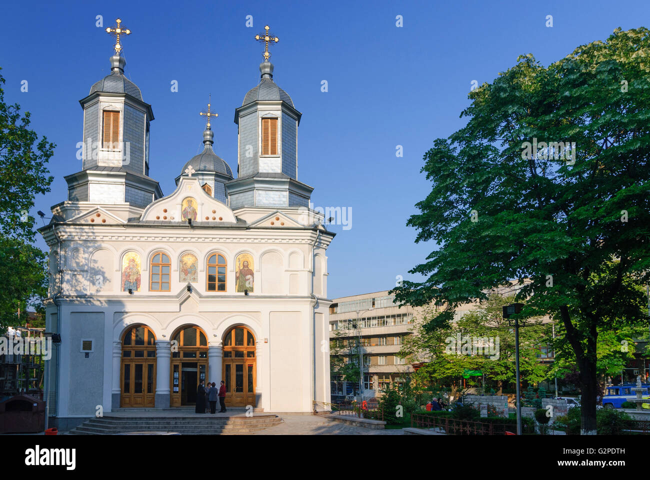 Griechisch-orthodoxe Kirche, Rumänien, Dobrudscha, Dobrudscha, Dobrudscha, Tulcea Stockfoto