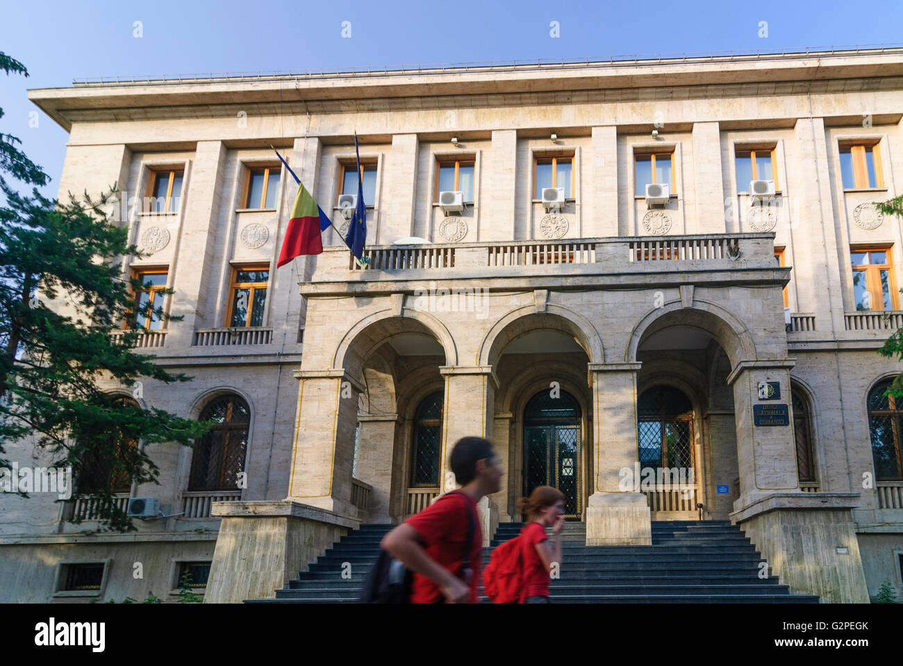 Nationalbank, Moldau, Moldawien, Moldau, Rumänien, Iasi Stockfoto