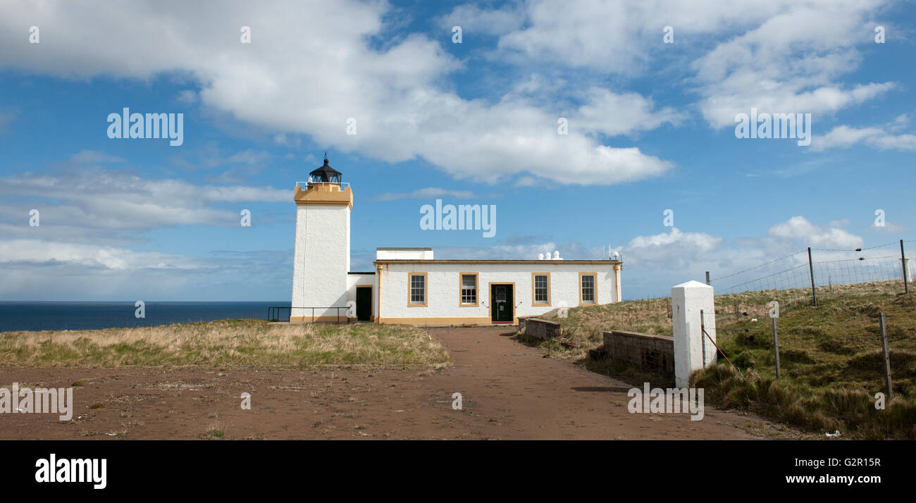 Duncansby Head Lighthouse, Duncansby Head, Caithness, Schottland. Stockfoto