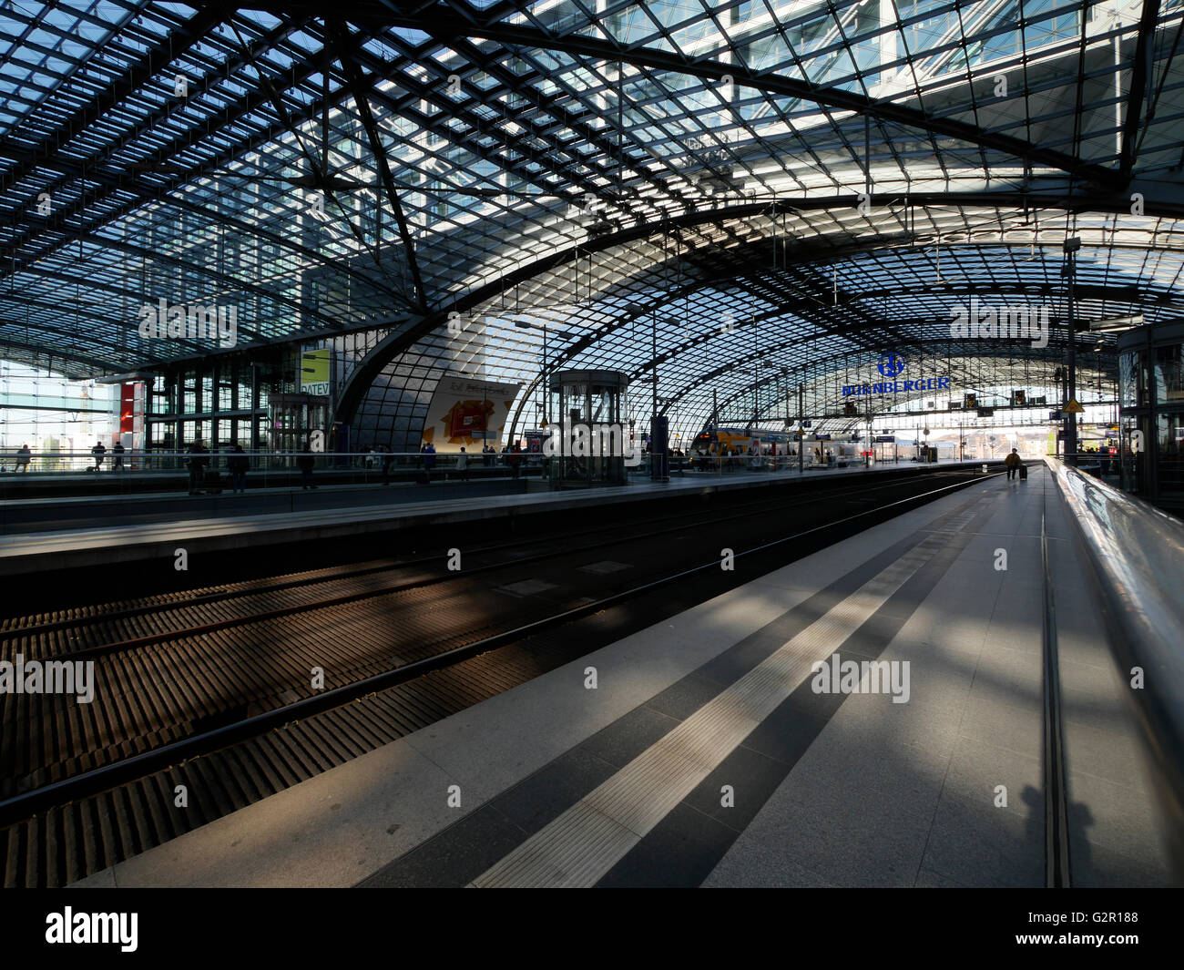 Berlin Hauptbahnhof - Hauptbahnhof - Berlin, Deutschland, Europa Stockfoto