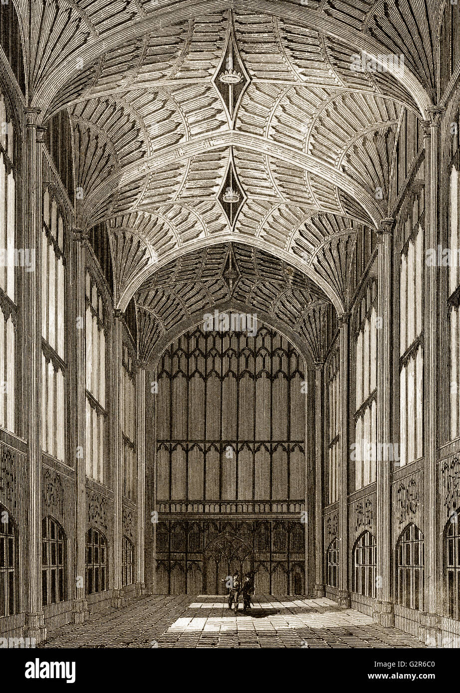 Kings College Chapel, Kings College, Universität Cambridge, England Stockfoto