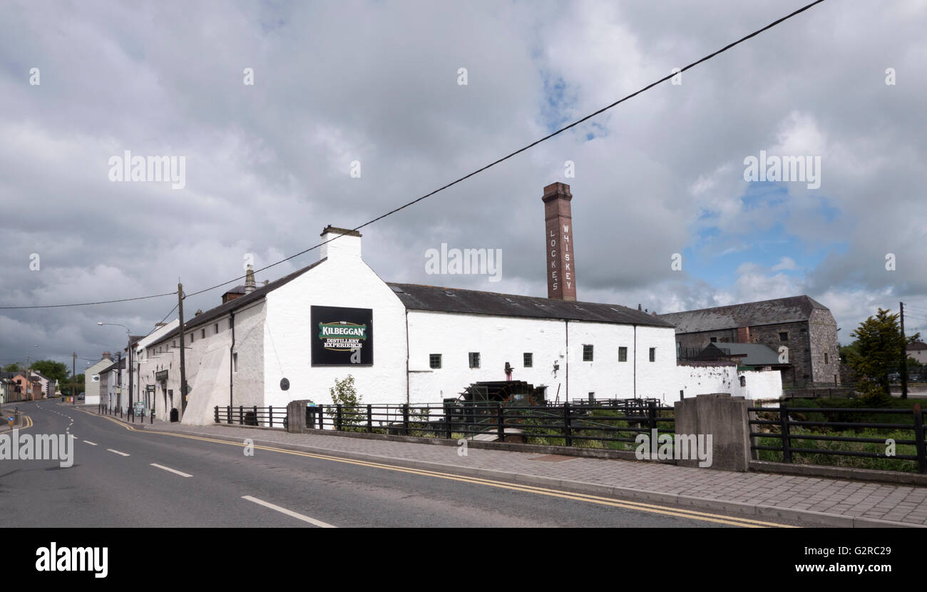 Lockes Irish Whiskey, Kilbeggan, Grafschaft Westmeath, Irland. Stockfoto
