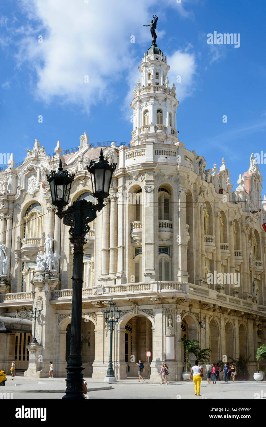 Gran Teatro de La Habana Alicia Alonso, Parque Central, Havanna, Kuba Stockfoto