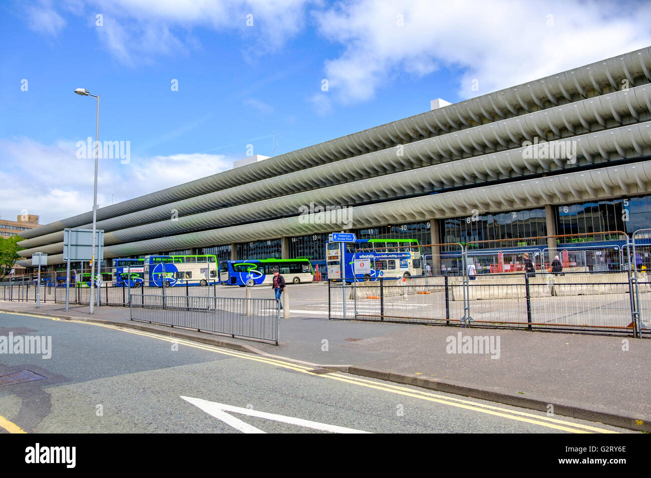 Preston Busbahnhof Stockfoto